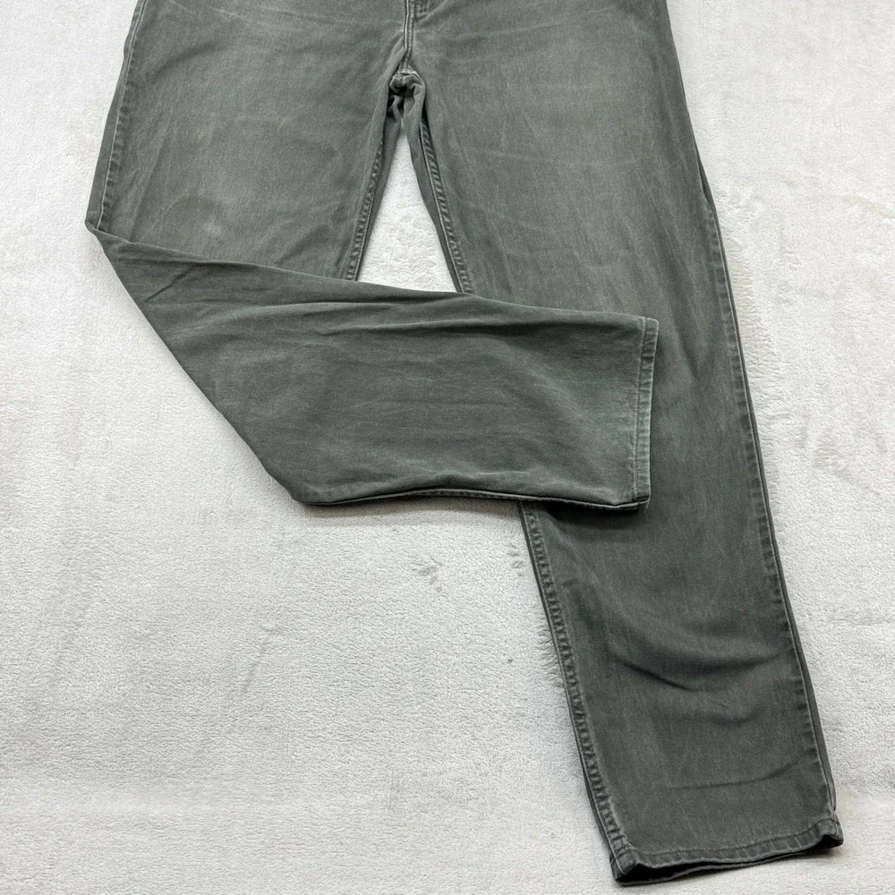 Vintage Levi's 540 Relaxed Fit Jeans Mens 42x36 Olive Green Straight Denim Y2K